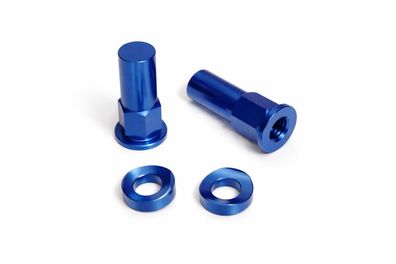 Mutter M8 für Reifenhalter nut tire holders Motorrad Enduro passt an Yamaha blau