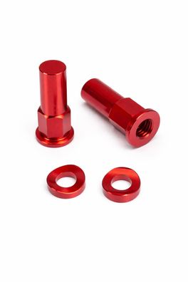 Mutter für Reifenhalter nut tire holders Motorrad Enduro Sumo passt an Honda rot
