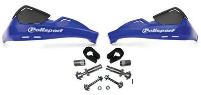 Polisport Evolution Handprotektoren Handschutz Protektoren handguards blau