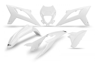 Verkleidungssatz Plastiksatz plastic kit passt an Beta Rr 350 400 430 20-24 weiß