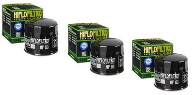 3x Hiflo HF153 Ölfilter oilfilter passt an Bimoto Db 10 1100 12-15 Alazzurra 350