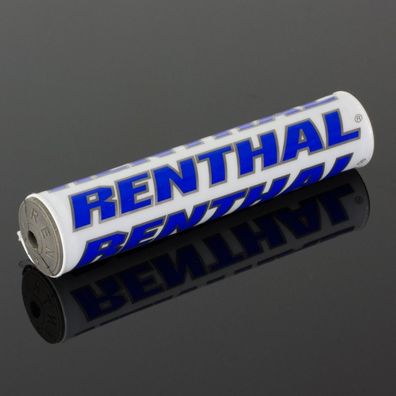 Lenkerpolster Renthal Lenkerpad bar pad Enduro Motorrad Quad Atv Mx blau-weiß