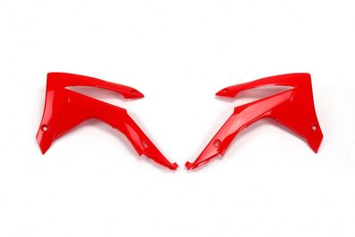 Tankverkleidung Kühlerabdeckung radiator scoops passt an Honda Crf 450 13-16 rot
