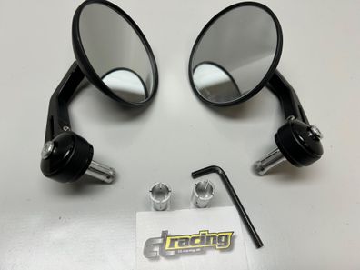 Lenkerendenspiegel Spiegelpaar mirror pair für Motorrad Moped universal