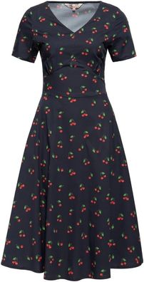 Queen Kerosin Damen Aop 50S Retro Swing Kleid "Cherry" QKU46003