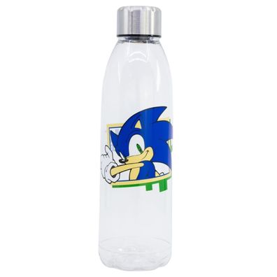 Sonic Wasserflasche – 980 ml Kindertrinkflasche mit coolem Motiv