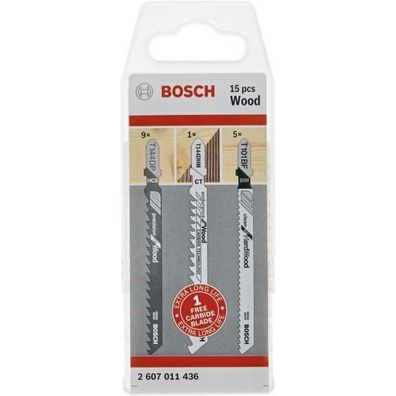 Bosch Bosch 15x Stichsägeblatt JSB Holz - 2607011436