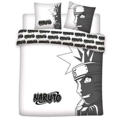 Naruto Bettbezug Set Polycotton 240x220 + 2 Kissen 65x65 cm