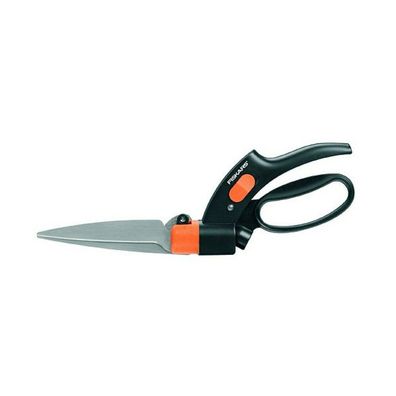 Fiskars Rasenkantenschere Servo-System GS42, Grasschere (schwarz)