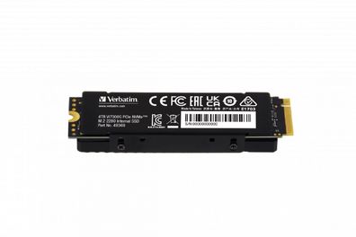 Interne M.2 SSD 4TB PCIe 4.0 NVMe mit Kühlkörper