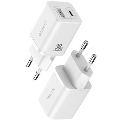 Dux Ducis 3A Quick Charger 30W Schnell-Ladegerät Netzteil Handy Ladegerät PD+QC3.0