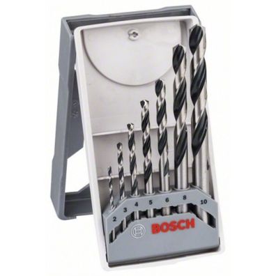 Bosch Bosch 6tlg. HSS-Spiralbohrer PointTeQ, 2,3,4,5,6,8 mm, Kassette - 2608577346