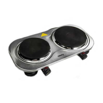 Camry CR 6511 Elektro-Doppelkochplatte mit Gusseisenplatte, 2500W