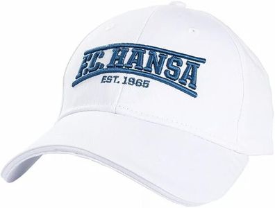 Hansa Rostock FC Basecap Est. 1995 weiß Cap Baseballcap Kappe Kogge 4262483957295