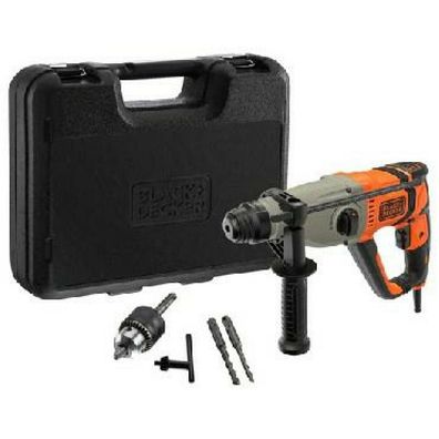 Bohrhammer BEHS02K-QS (schwarz/orange, 800 Watt, Koffer)