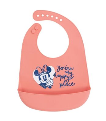Disney Minnie Mouse Kleinkind Lätzchen Silikon Essschutz Full of Smiles