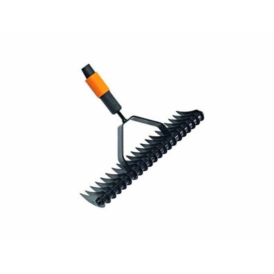Fiskars Rasenlüfter, Gerätekopf, Breite: 37 cm, Schwarz/Orange, QuikFit, 1000655