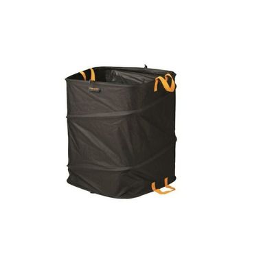 Ergo Pop-Up Gartensack (schwarz/orange, 172 Liter)