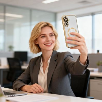 Tech-Protect Magflex Magnetring Hülle für Samsung Galaxy A37 5G - transparentes