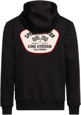 King Kerosin Hoodie with zip "Speed King" KKI44063