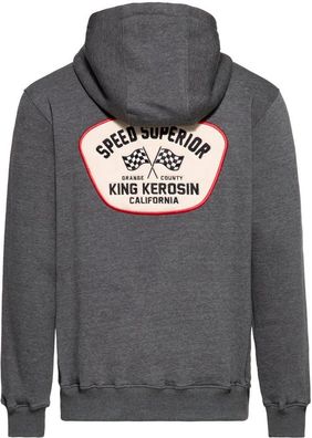 King Kerosin Hoodie with zip "Speed King" KKI44063