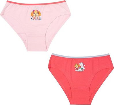 PAW Patrol Slip für Kinder 2er Pack – Komfortable Mädchenunterhose aus Baumwolle