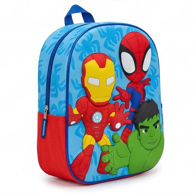 Avengers 3D Kinderrucksack für Kleinkinder leichter Rucksack für Schule und Ausflüge