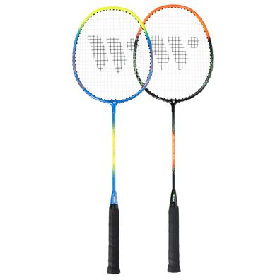 WISH Alumtec 55 K Badminton Set 2 Schläger 3 Federbälle Hülle