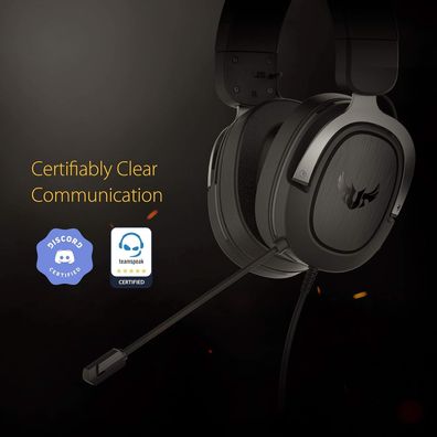 ASUS TUF Gaming H3 Headset (kabelgebunden, virtueller 7.1-Surround-Sound Schwarz