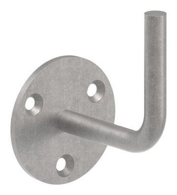 Handlaufhalter | mit Ronde 70x4 mm | zum Anschweißen | Stahl S235JR, roh