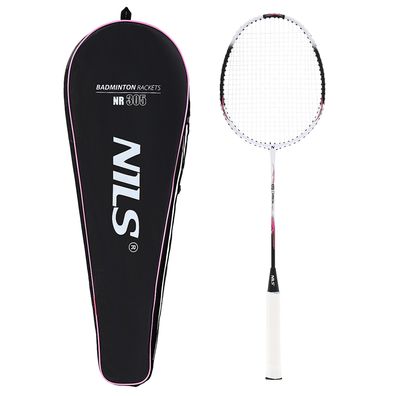 NILS NR305 Badmintonschläger Carbon Aluminium mit Hülle
