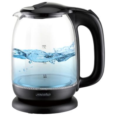Mesko MS 1302 B Wasserkocher 1,7 L - LED-Beleuchtung, 360°-Sockel, 2200 W