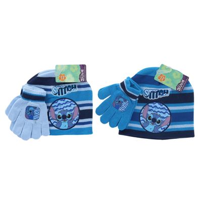 Disney Lilo & Stitch Winterset Mütze + Handschuhe One Size