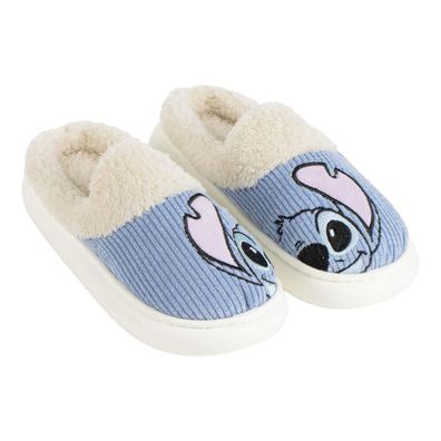 Disney Stitch Kinder Hausschuhe offen, Pantoffeln Hauslatschen