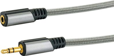 Ainstein Aux Verlängerungskabel 3m – 3,5 mm Klinkenstecker auf Klinkenbuchse Audio