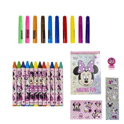 Disney Minnie Kreatives Schreib- und Malset mit Minnie-Motiv zum Ausmalen