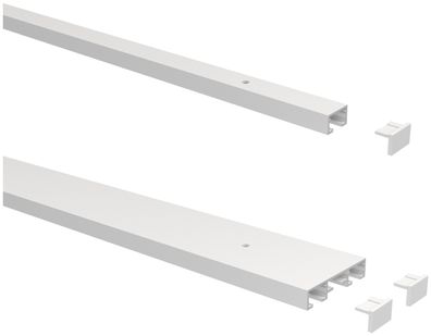 Gardinenschiene Aluminium Weiß Interdeco Primax