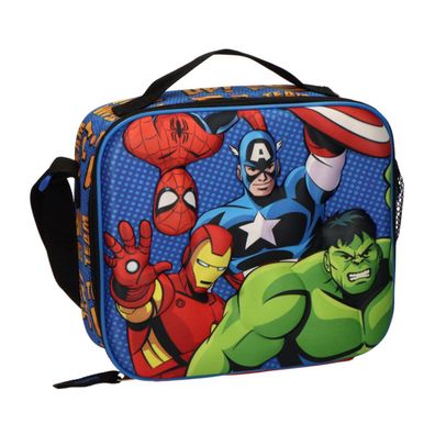 Avengers Kinder Kühltasche 3D Lunch Tasche Isolierbeutel für Pausenbrot Snacks