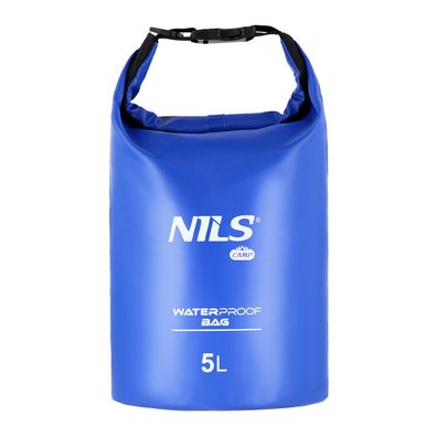NILS CAMP NC1703 Dry Bag 5L wasserdichter Beutel Packsack Blau