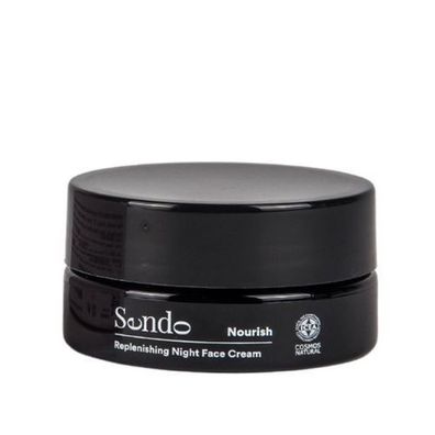Sendo Nachtcreme für Gesichtspflege - Intensive Feuchtigkeit, 50ml