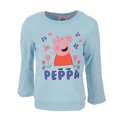 Peppa Pig Sweatshirt mit lustigem Print Perfekt für kleine Fans - Größe: