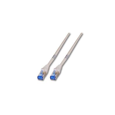 EFB RJ45 Patchkabel S/FTP, Cat.6A, PVC, UL, 1m, grau