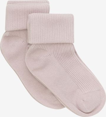 Minymo Kinder Baby Socken Rib Sock mit Fold (2-Pack) 5068