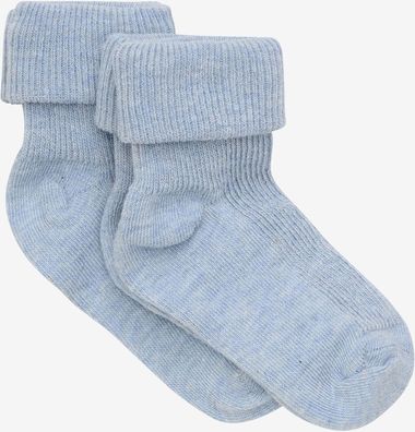 Minymo Kinder Baby Socken Rib Sock mit Fold (2-Pack) 5068