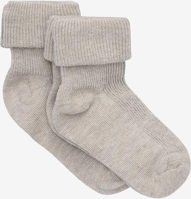 Minymo Kinder Baby Socken Rib Sock mit Fold (2-Pack) 5068