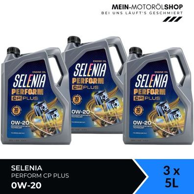 Selenia Perform CP Plus 0W-20 3x5 Liter