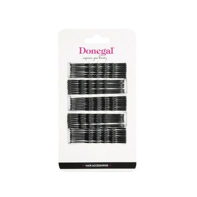 Donegal Haarspange lang schwarz - 7cm (1086) 1St.-40St