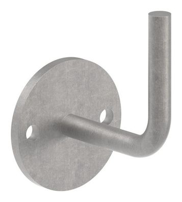 Handlaufhalter | mit Ronde 70x6 mm | zum Anschweißen | Stahl S235JR, roh
