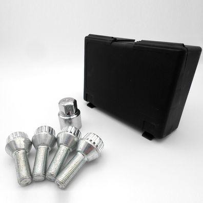 Felgenschlösser M12x1.25 31mm Kegelbund 60° SW19 Radschloss Für