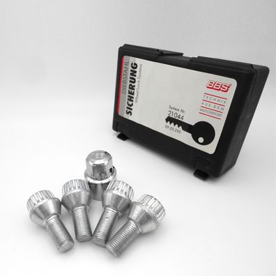Felgenschlösser M12x1,25 24mm Kegelbund 60° SW19 Radschloss Für